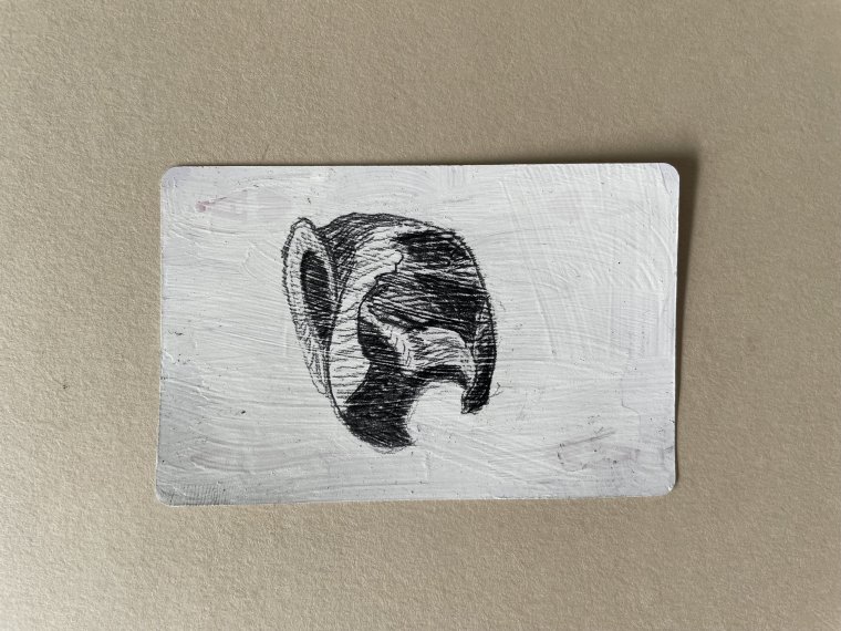 ED HANSSEN - 2025 - DRAWING-PLAYCARD - PENCIL GESSO -2