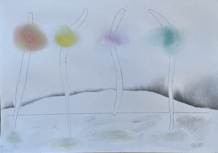 ED HANSSEN - DRAWING ON PAPER - 2025 (2)