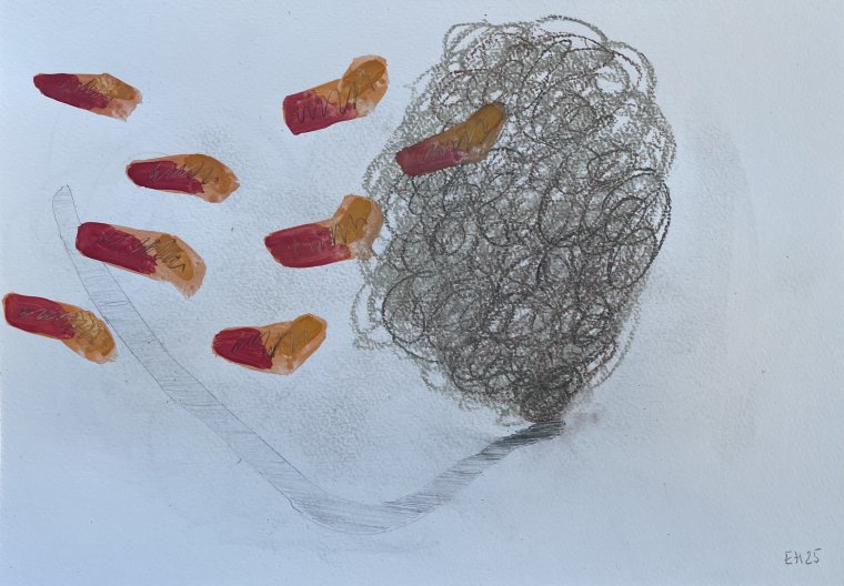 ED HANSSEN - DRAWING ON PAPER - 2025 (4)