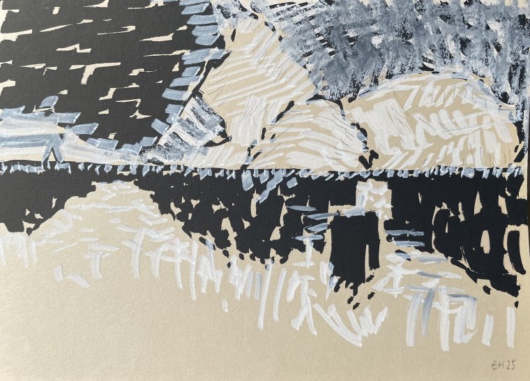 ED HANSSEN - DRAWING ON PAPER - CHALKMARKER - 2025 (3)