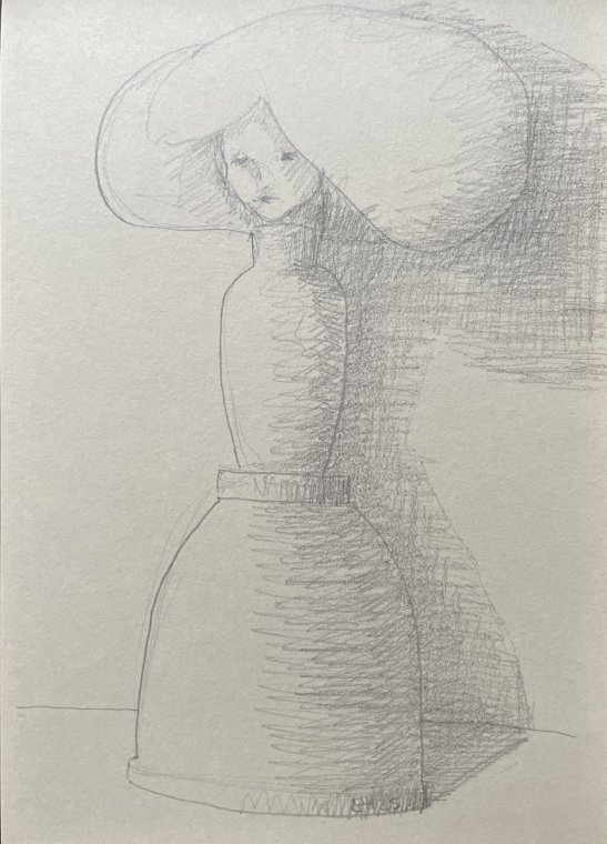 ED HANSSEN - DRAWING - PENCIL ON PAPER - 2025