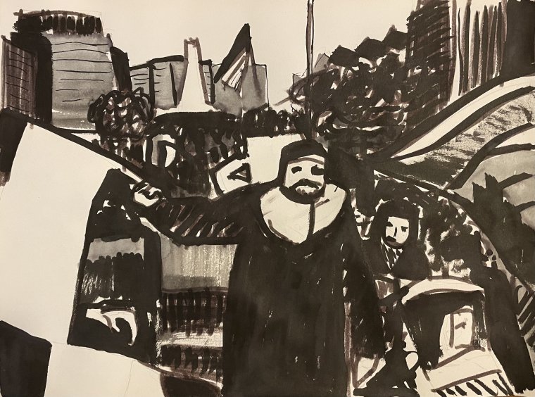 Ed Hanssen - Black and white - voor Turkije - 2024 (3)