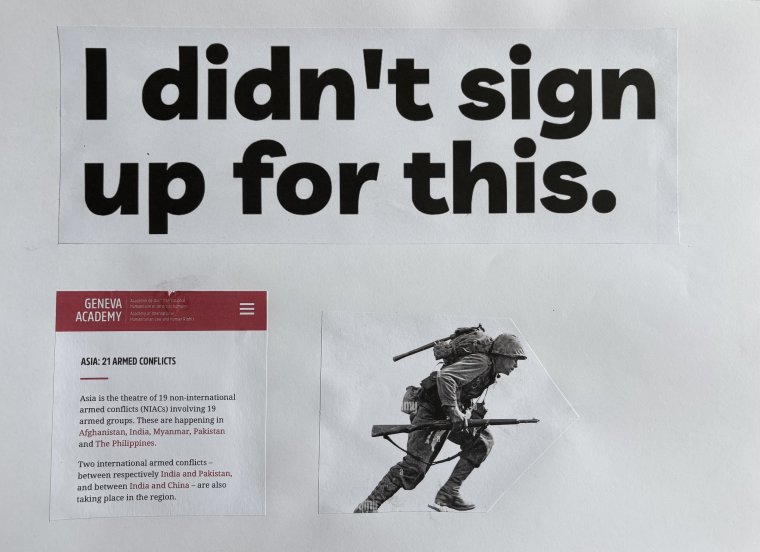 Ed Hanssen - mailart - Against war - Germany - 2025 (2)
