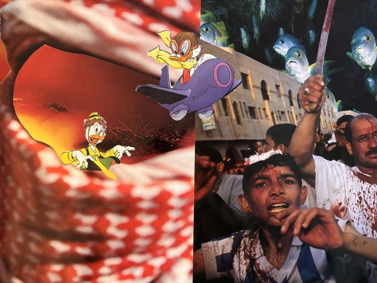 Ed Hanssen - the fire within - collage - 2025